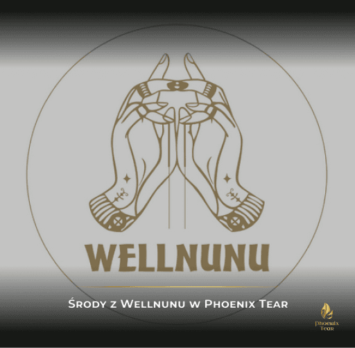 Logo Wellnunu przedstawiające dłonie symbolizujące pracę manualną i równowagę ciała.
