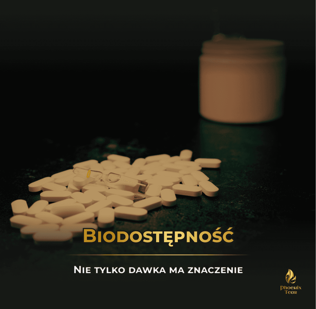 Stos tabletek, na których leży ampułka – symbol porównania suplementów doustnych i form dożylnych.